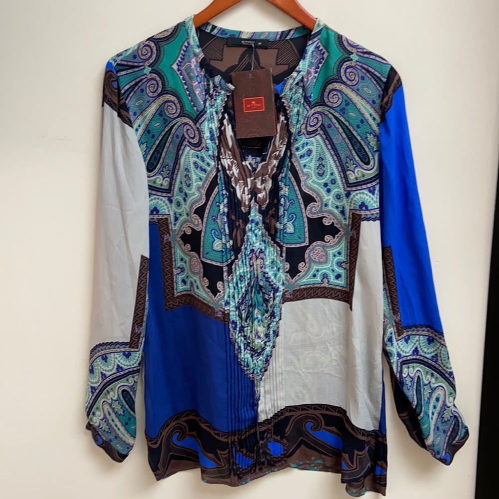 Etro Multicolor Paisley Blouse
